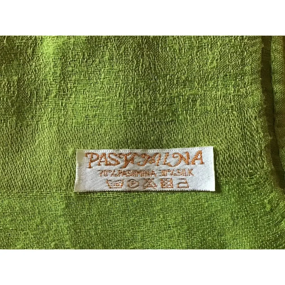 Pashmina Green Wrap Scarf